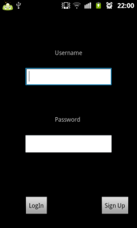  Login Screen