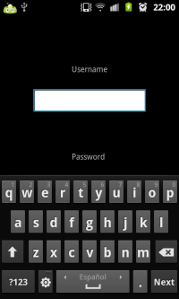  Login Screen