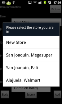  Stores' List